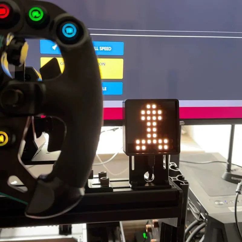 PC Simracing Game Dashboard Flag Signal Light Gear Display For Logtiech G29 G27 Thrustmaster T300 For SIMAGIC MOZA FANATEC